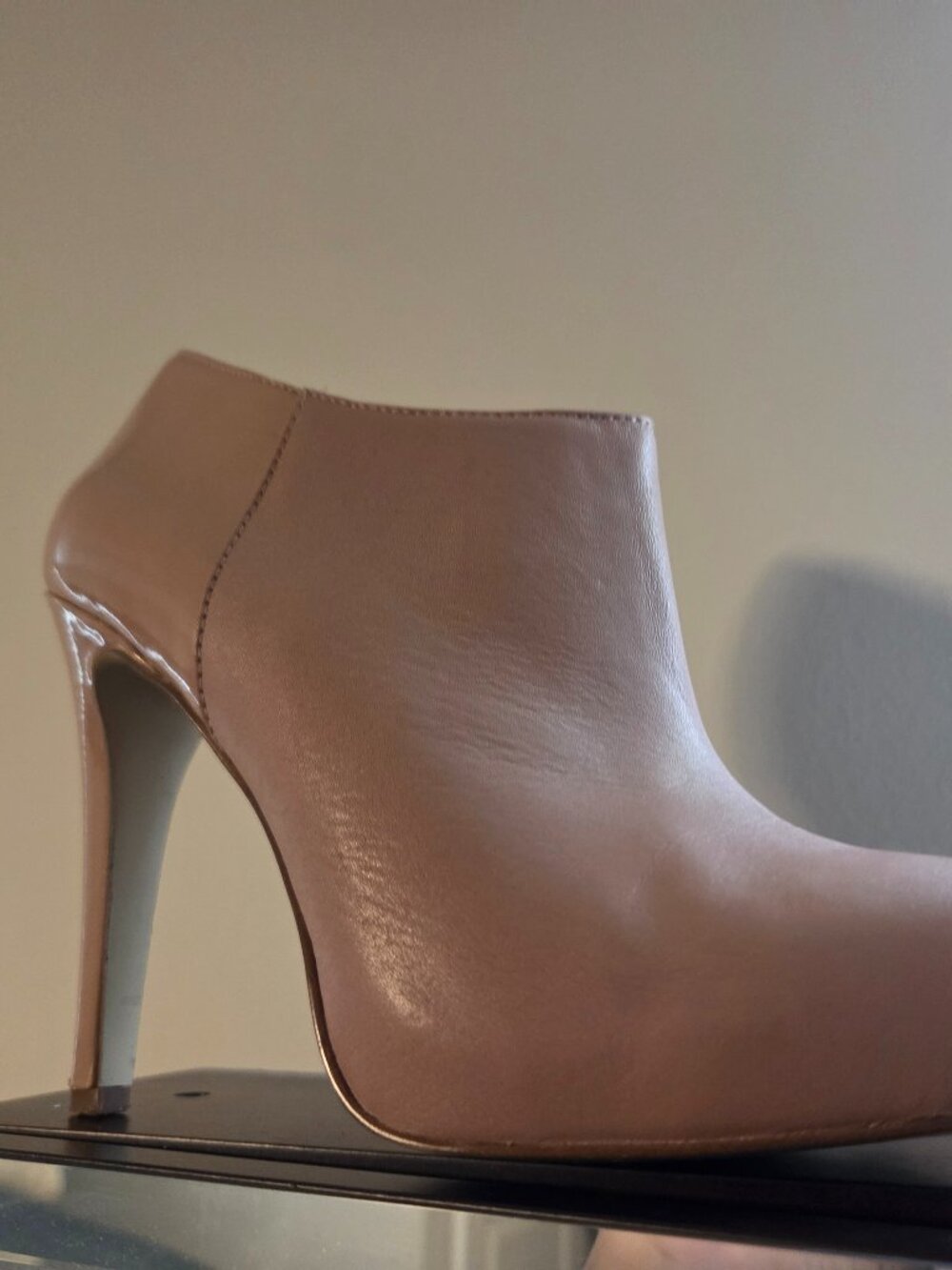 INC Blush Pink High‑Heel Booties • Sleek Modern Ankle Boots